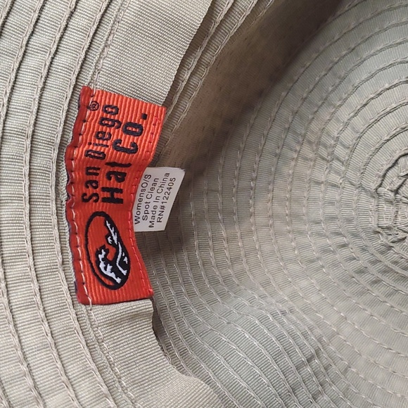 San Diego Hat Co Green Packable Wide Brimmed Hat - Picture 3 of 4